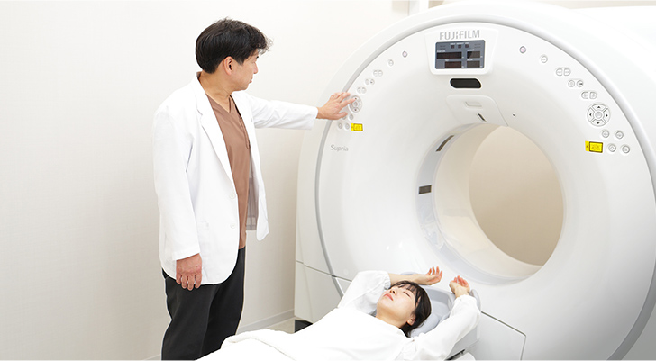 AI技術搭載で高画質撮影可能CT検査導入